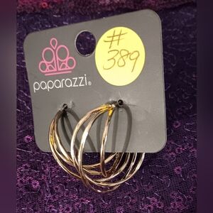 Paparazzi Gold Hoop Earrings